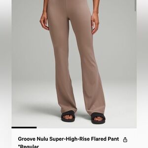 Lululemon Groove Flare Align Legging in graphite tie dye